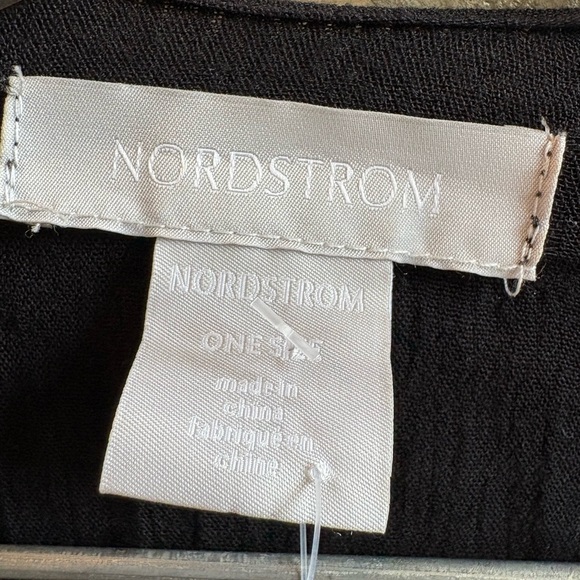 Nordstrom Women’s Beach Cover/Kimono/Light Cardigan Black OS - Picture 3 of 7